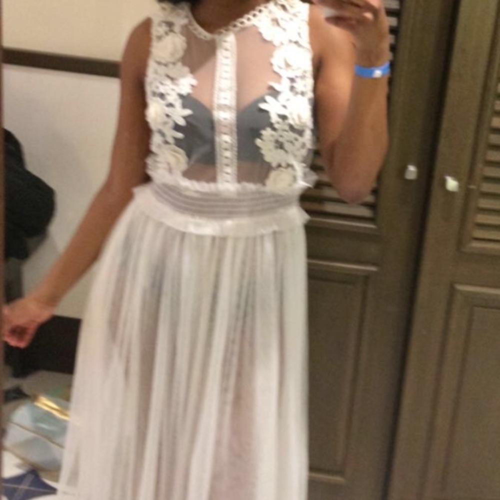 Floor length dress